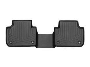 3D килимки для Porsche Cayenne, Volkswagen Touareg 2018- чорні задні WeatherTech 4414882 98370 фото