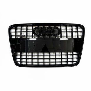 Решітка радіатора на Audi Q7 2005-2015 стиль SQ7 Gloss Black 521996 фото