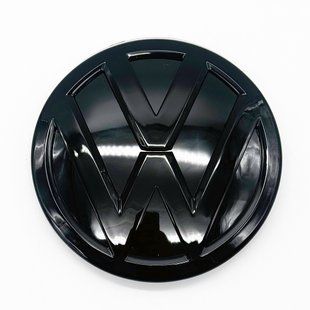Автологотип емблема Volkswagen Touran 2016- чорний глянець в решітку радіатора 3G0853601B 523196 фото