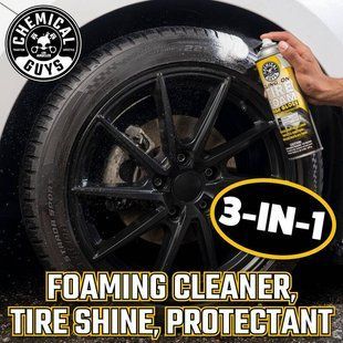 Очищаючая пена для шин 3 в 1 Chemical Guys Cling On Tire Foam High Gloss 3 in 1 Cleaner, Protectant, and Dressing 409723 фото
