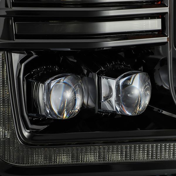 Альтернативная оптика передняя на Ford F-150 2018- Alpharex NOVA-Series LED Alpha-Black 242537 фото