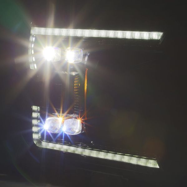 Альтернативная оптика передняя на Ford F-150 2018- Alpharex NOVA-Series LED Alpha-Black 242537 фото