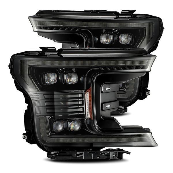 Альтернативная оптика передняя на Ford F-150 2018- Alpharex NOVA-Series LED Alpha-Black 242537 фото