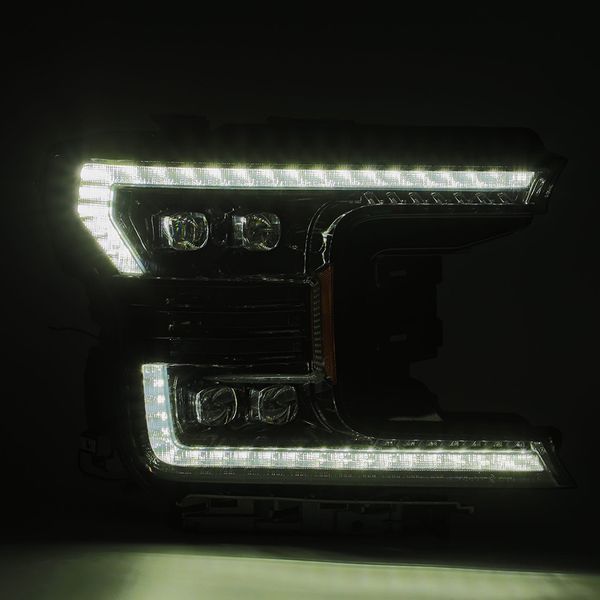 Альтернативная оптика передняя на Ford F-150 2018- Alpharex NOVA-Series LED Alpha-Black 242537 фото