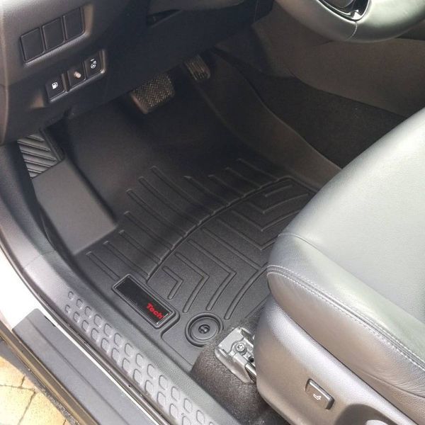 3D коврики для Toyota C-HR 2016- черные передние WeatherTech 4411231 46773 фото