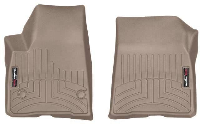 3D коврики для Chevrolet Blazer 2019-, GMC Acadia 2016- бежевые передние WeatherTech 4510801 239856 фото