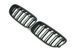 Решітка радіатора на BMW 3 E90, E91 2008-2012 M-Look Black Matt 429075 фото 1
