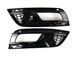 Решетки в бампер Full Black ( в стиле RS4 ) на Audi A4 B8 2011-2015 429143 фото 2