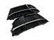Решетки в бампер Gloss Black/Silver (в стиле S3) S-Line на Audi A3 2016-2020 429151 фото 3