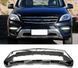 Накладка на передний бампер Mercedes ML-class W166 2011-2015 AMG хром 428316 фото 1