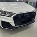 Решетка радиатора на Audi Q7 2020- в стиле RSQ7 Black под радары 430235 фото 1
