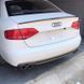 Спойлер на Audi A4 B8 2007-2015 чорний глянець 425955 фото 1