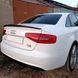Спойлер на Audi A4 B8 2007-2015 чорний глянець 425955 фото 2