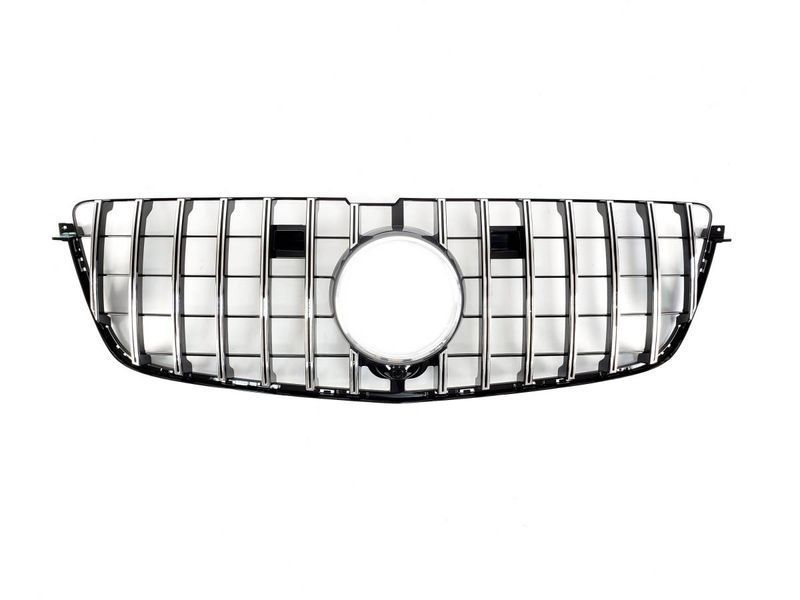 Решітка радіатора на Mercedes GL-class X166 2012-2015 GT Chrome Black 427625 фото Решітка радіатора на Mercedes GL-class X166 2012-2015 GT Chrome Black 427625 фото