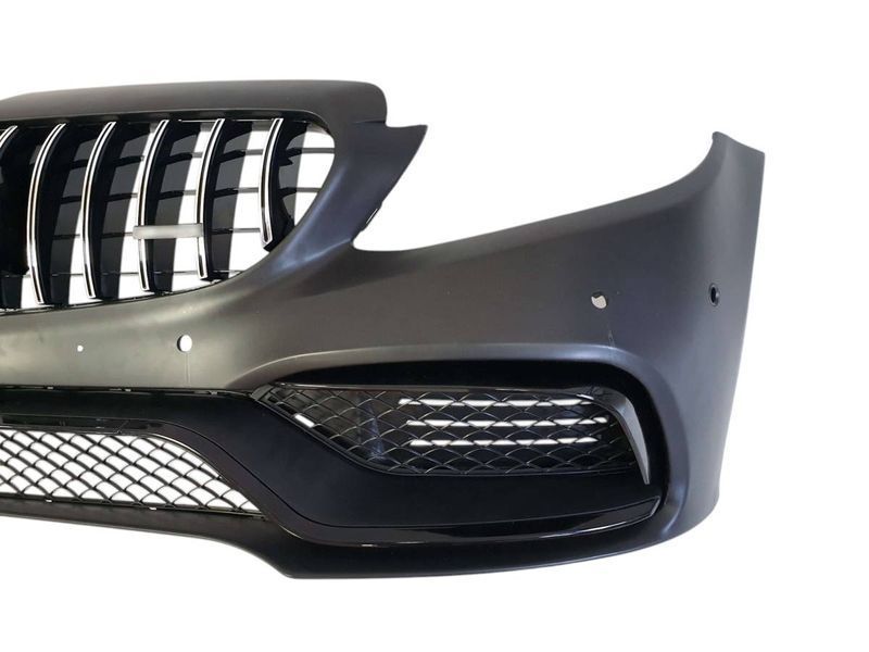 Передній бампер на Mercedes C-class W205 2014-2018 стиль AMG C63 429833 фото
