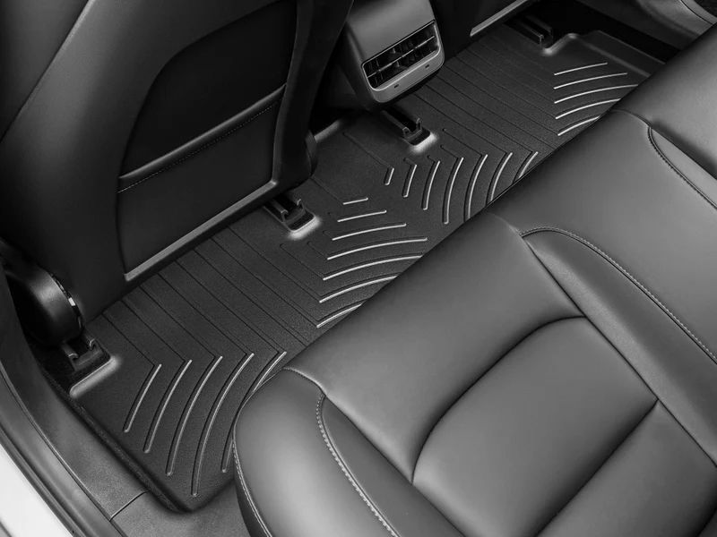 3D коврики для Tesla Model 3 2017- черные задние WeatherTech 4412202 98335 фото