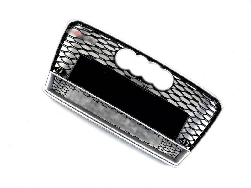 Решітка радіатора на Audi A7 2010-2014 стиль RS7 Black Silver 427329 фото Решітка радіатора на Audi A7 2010-2014 стиль RS7 Black Silver 427329 фото