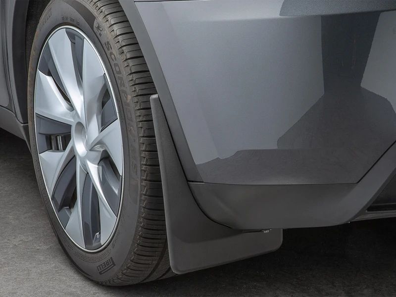 Бризковики на Tesla Model Y 2020-2024 задні WeatherTech 120181 430122 фото