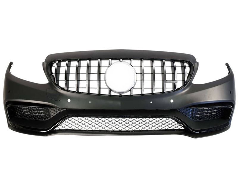 Передній бампер на Mercedes C-class W205 2014-2018 стиль AMG C63 429833 фото