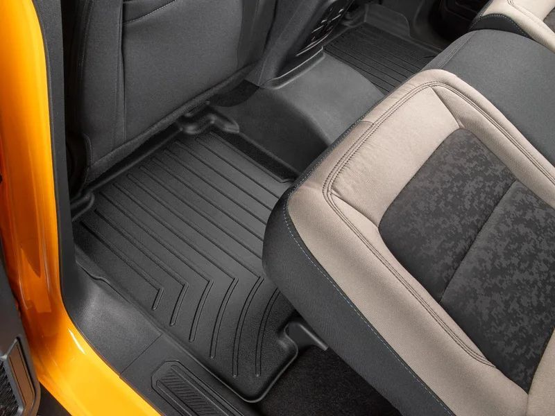 3D коврики для Ford Bronco 4 Door, Bronco Raptor 2021- черные задние WeatherTech HP 4416953IM 425763 фото