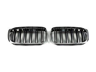Решітка радіатора на BMW X1 F48 2015-2019 M-Look Chrom Black 429098 фото
