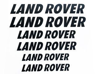Наклейки на супорт Land Rover чорні рівні 521629 фото