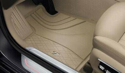 Оригинальные коврики BMW 7 (G11/G12) 2015- бежевые передние 2шт (БМВ Г11/Г12) 359728 фото