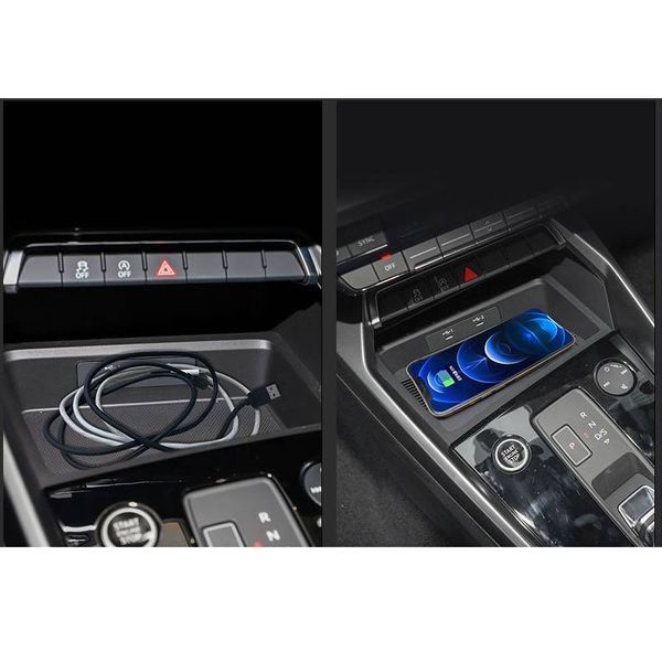 Беспроводная зарядка QI для Audi A3 2020- 407858 фото