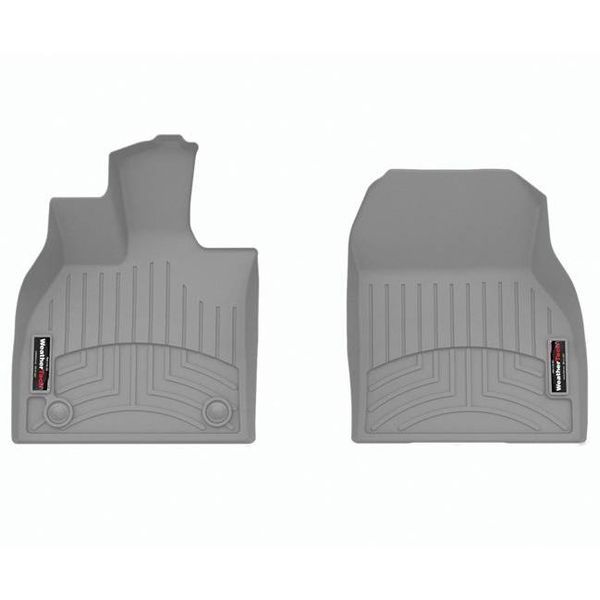 3D килимки для Toyota bZ4X, Subaru Solterra 2023- сірі передні WeatherTech 4617981 417057 фото