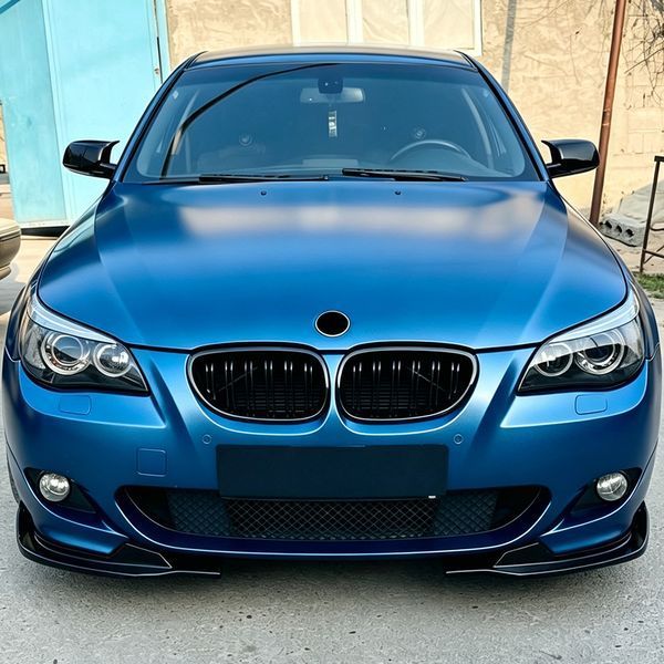 Накладки на зеркала на BMW 5, 6, 7 Series E60 E63 E64 F06 F12 F01 Черный глянец 523526 фото
