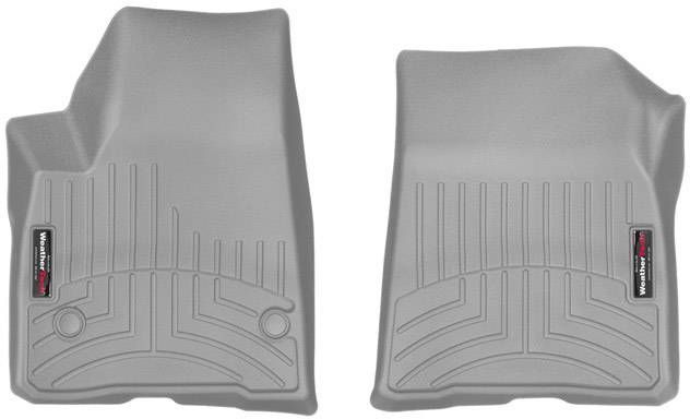 3D килимки для Chevrolet Blazer 2019-, GMC Acadia 2016- сірі передні WeatherTech 4610801 239868 фото