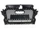 Решітка радіатора на Audi A3 2012-2016 стиль RS3 Full Black Silver 522161 фото 3