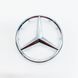 Значок емблема на кермо Mercedes 52мм сіра 424937 фото 1