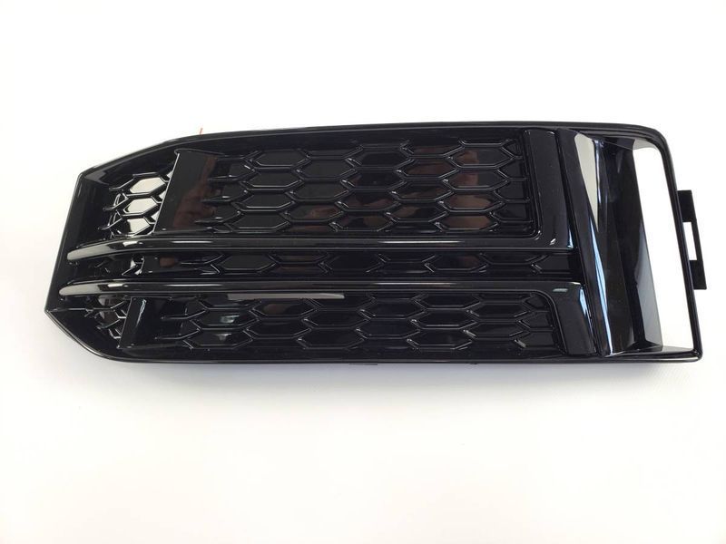 Решетки переднего бампера на Audi A4 B9 2015- S-line Black 244034 фото