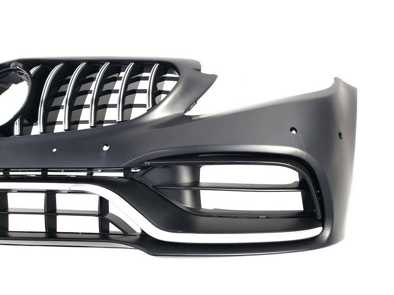 Передній бампер на Mercedes C-class W205 2014-2018 стиль AMG C63 2018 429834 фото Передній бампер на Mercedes C-class W205 2014-2018 стиль AMG C63 2018 429834 фото