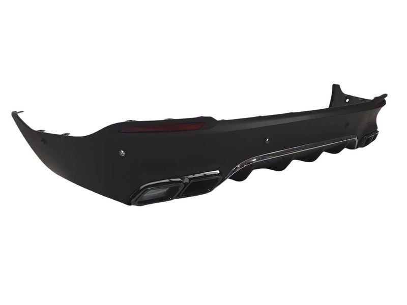 Диффузор (заднего бампера) Chrome Black / Black Pipe (стиль GLC63 AMG) Normal на Mercedes GLC-class X253 2015-2019 428463 фото Диффузор (заднего бампера) Chrome Black / Black Pipe (стиль GLC63 AMG) Normal на Mercedes GLC-class X253 2015-2019 428463 фото
