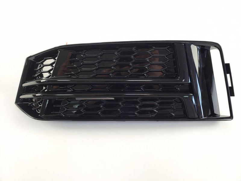 Решетки переднего бампера на Audi A4 B9 2015- S-line Black 244034 фото