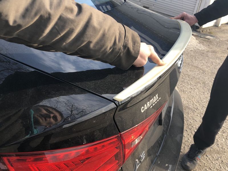 Спойлер на Audi A3 2013-2019 ABS пластик под покраску 326233 фото Спойлер на Audi A3 2013-2019 ABS пластик под покраску 326233 фото