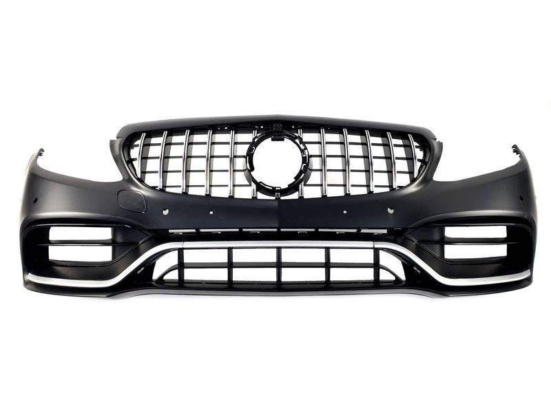 Передній бампер на Mercedes C-class W205 2014-2018 стиль AMG C63 2018 429834 фото Передній бампер на Mercedes C-class W205 2014-2018 стиль AMG C63 2018 429834 фото