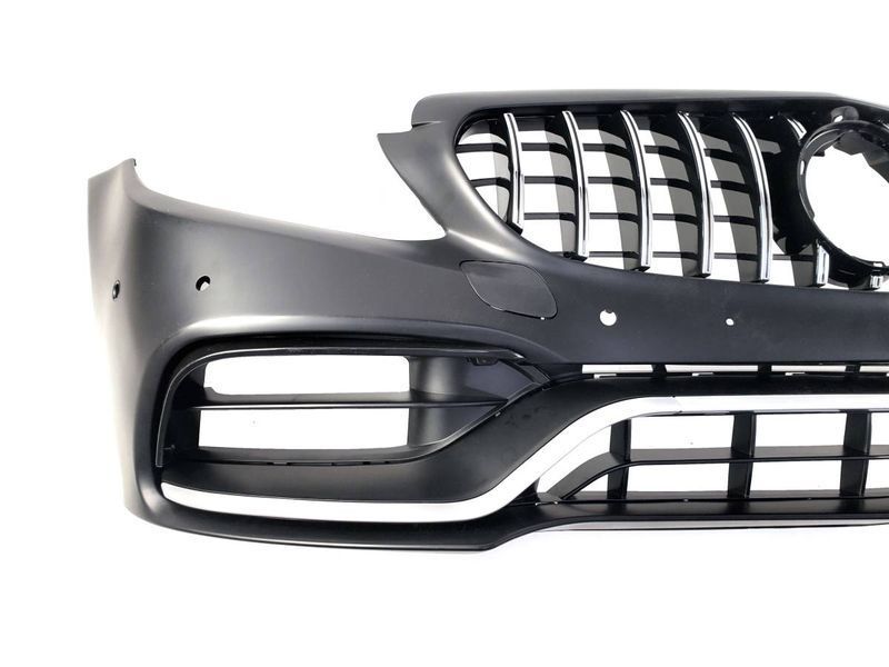 Передній бампер на Mercedes C-class W205 2014-2018 стиль AMG C63 2018 429834 фото Передній бампер на Mercedes C-class W205 2014-2018 стиль AMG C63 2018 429834 фото