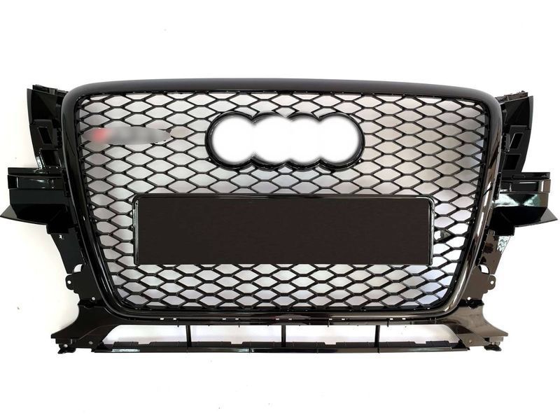 Решітка радіатора на Audi Q5 2008-2012 стиль RSQ5 Black 427346 фото