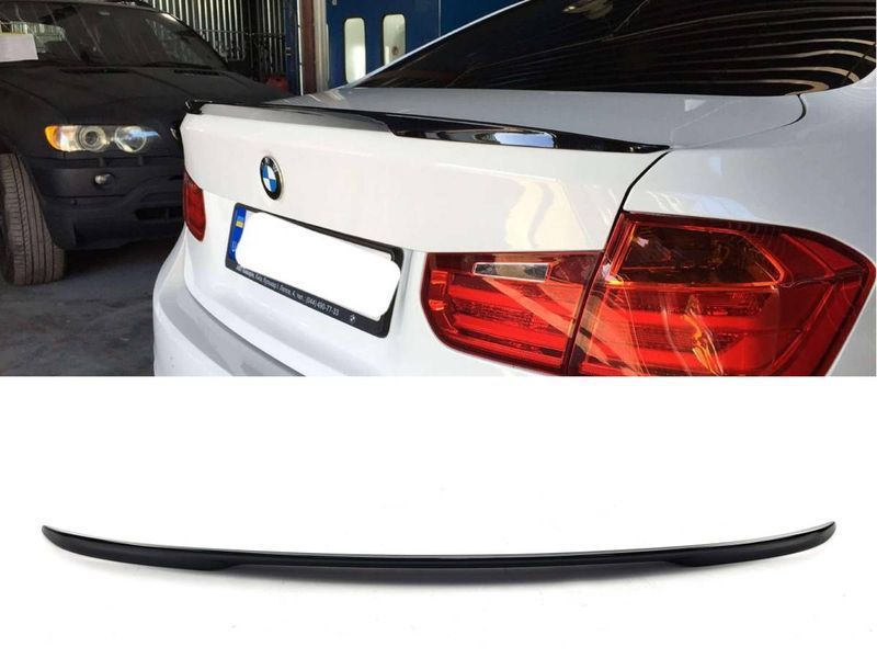 Спойлер на BMW 3 F30 2011-2018 стиль M-Performance чорний глянець 428789 фото