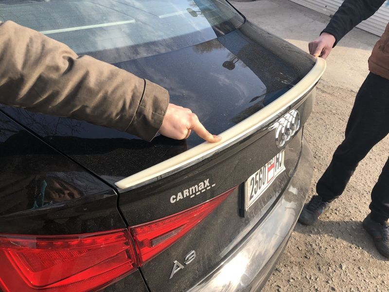 Спойлер на Audi A3 2013-2019 ABS пластик под покраску 326233 фото Спойлер на Audi A3 2013-2019 ABS пластик под покраску 326233 фото