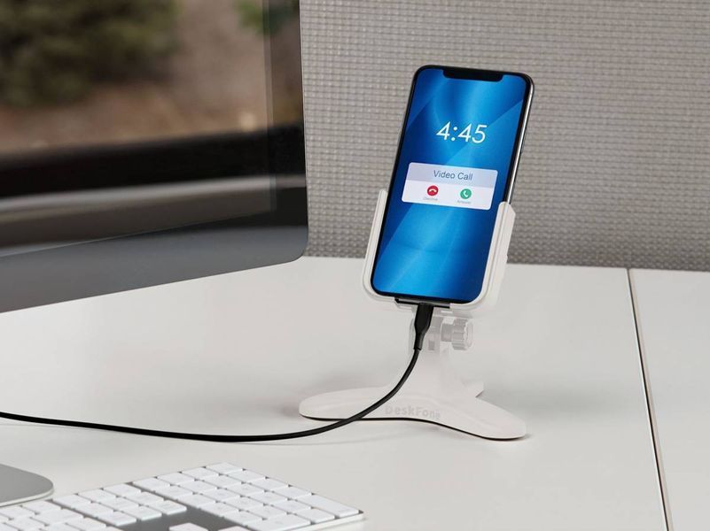 Держатель для телефона DeskFone белый WeatherTech 8ADF7WH 212687 фото