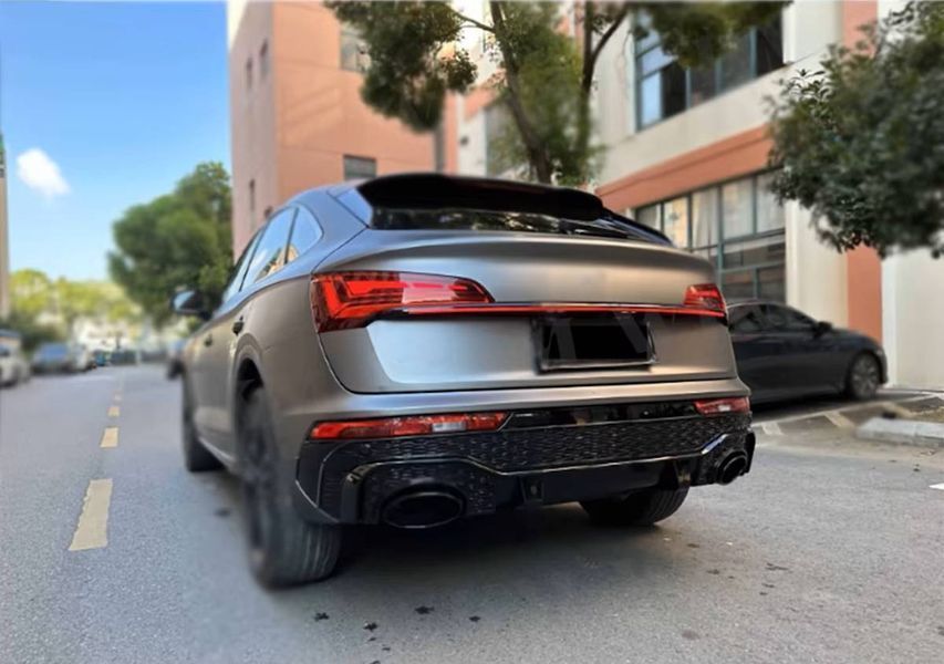 Диффузор (заднего бампера) (стиль RS) на Audi Q5 2020- 428491 фото