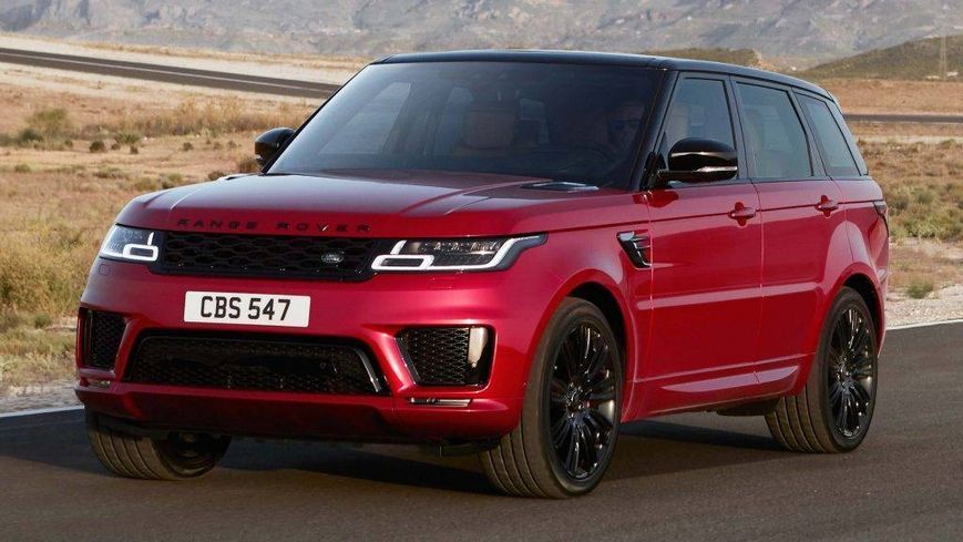 Автологотип надпись Range Rover Sport L494 2013-2021 на капот черный глянец 424039 фото
