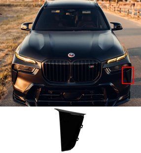 Накладки на бампер (внешняя накладка LH фары) на BMW X7 G07 2022-2026 года 523340 фото