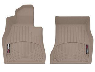 3D килимки для Mercedes S-class W223 2020- бежеві передні WeatherTech 4517011 328385 фото