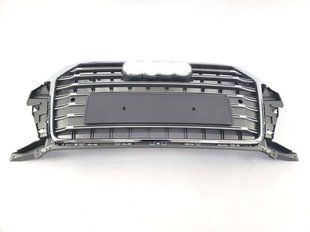Решітка радіатора на Audi Q3 2014-2018 стиль SQ3 Silver Chrome 429963 фото