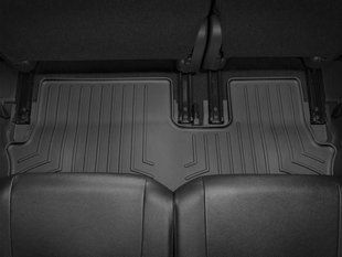 3D килимки для Mitsubishi Outlander 2012- чорні 3 ряд WeatherTech 441624 141727 фото